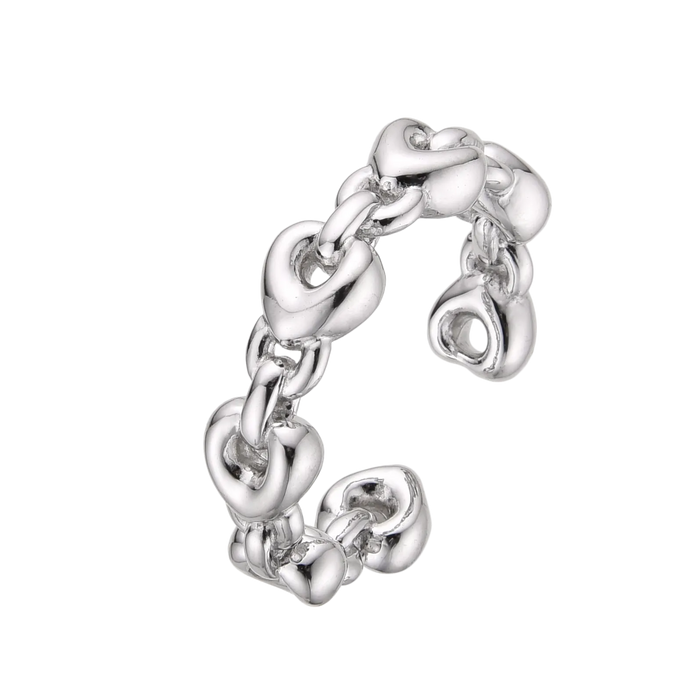 [full] - Heart Sterling Silver Ring
