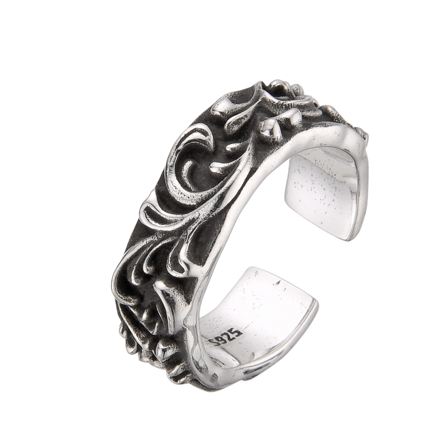 [full] - Floral Sterling Silver Ring