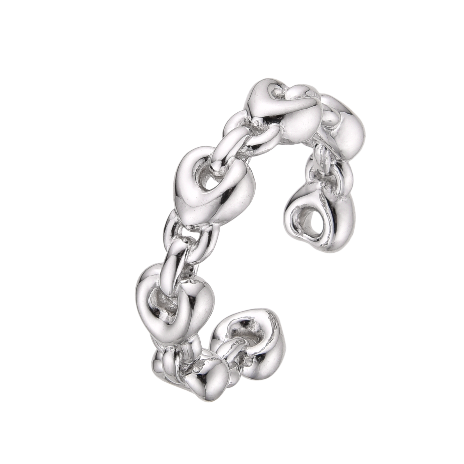 [full] - Heart Sterling Silver Ring