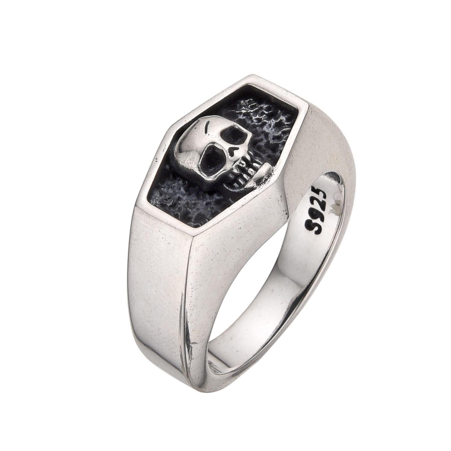 [full] - Skull Sterling Silver Ring