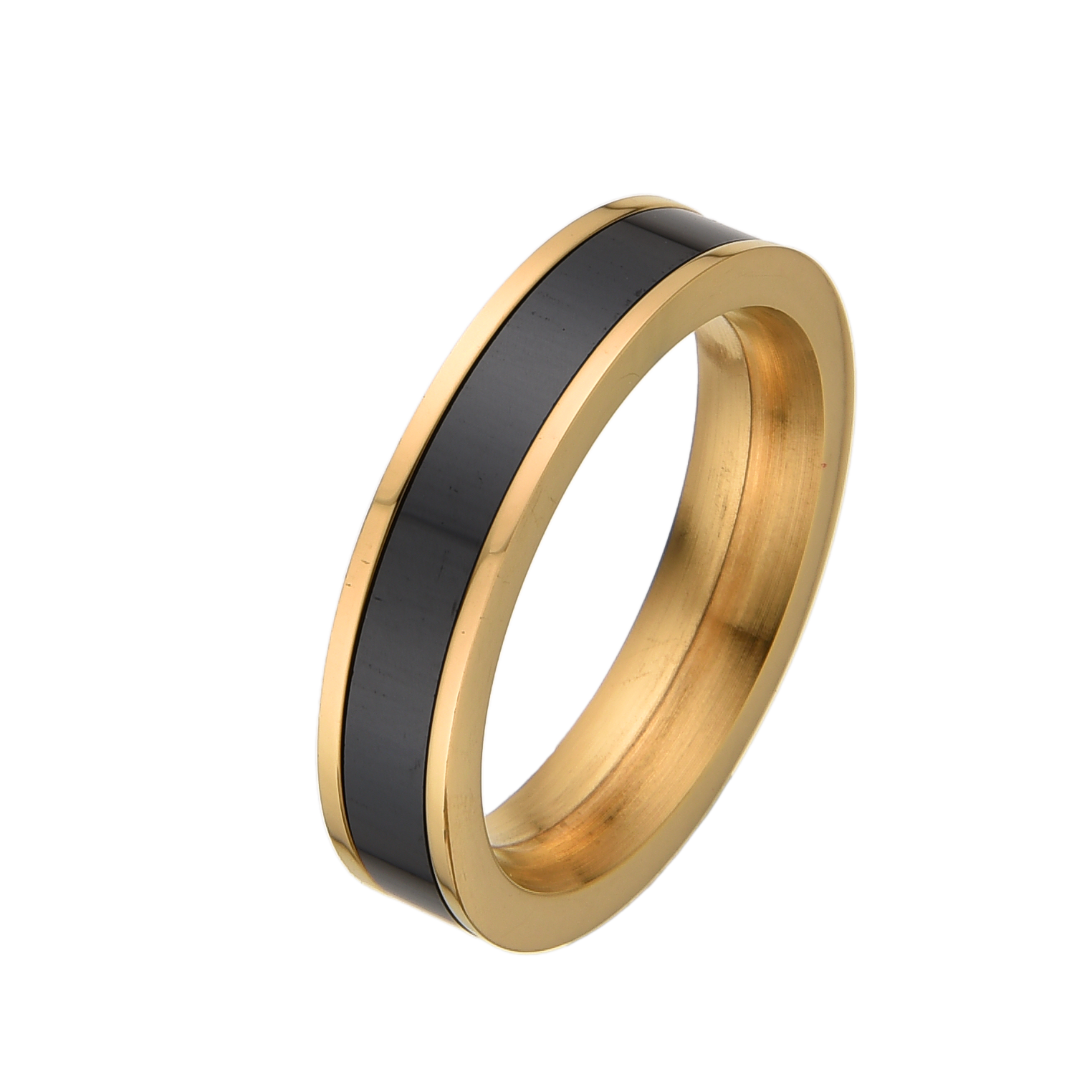 [full] - Gold Ceramic Ring