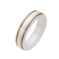 [full] - White Ceramic Ring