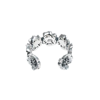 [full] - sterling silver floral ring