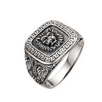 [full] Sterling silver lion design ring