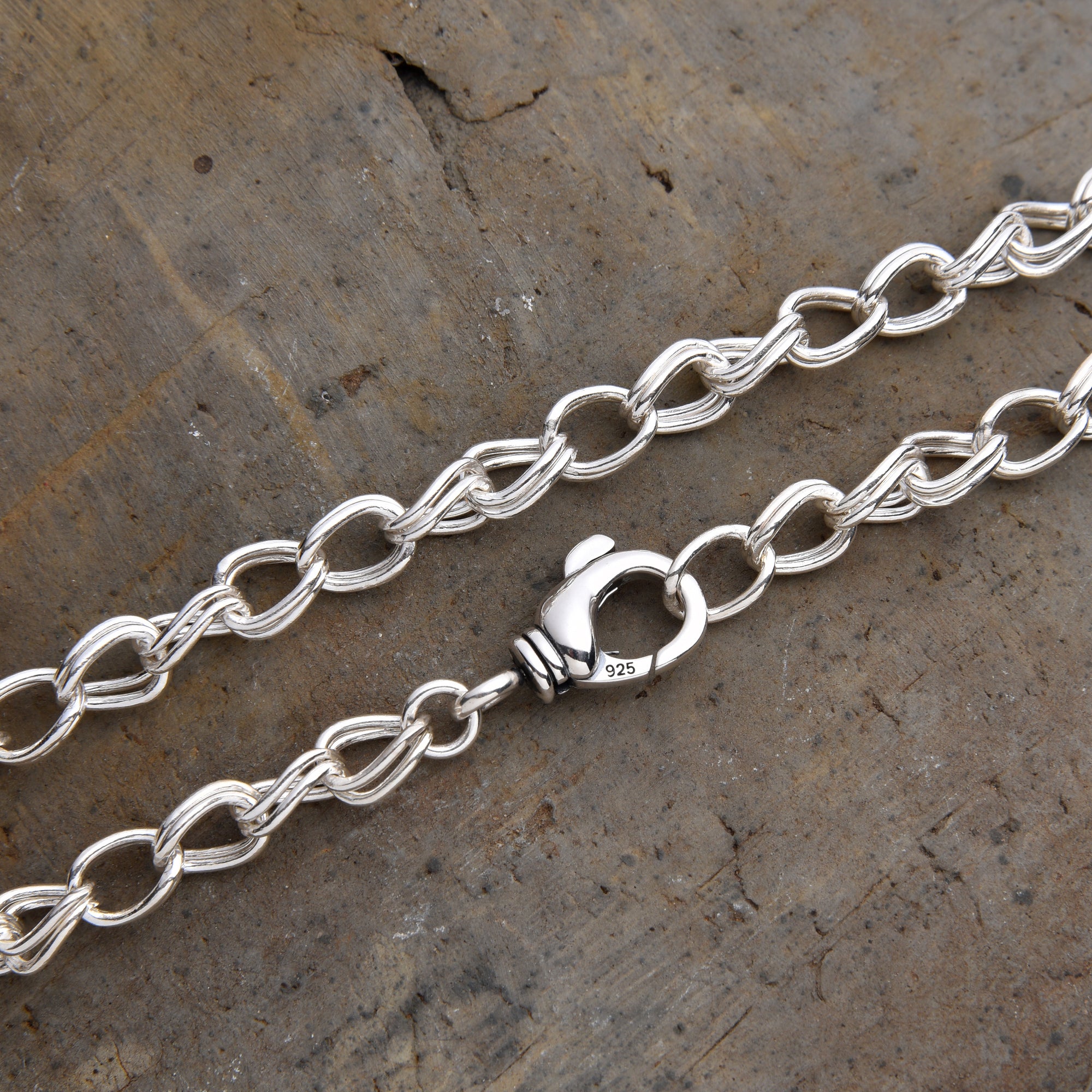[full] sterling silver necklace closeup