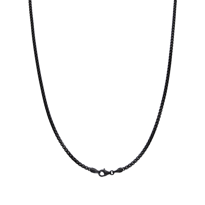 [full]-VEIL silver chain with ruthenium plating