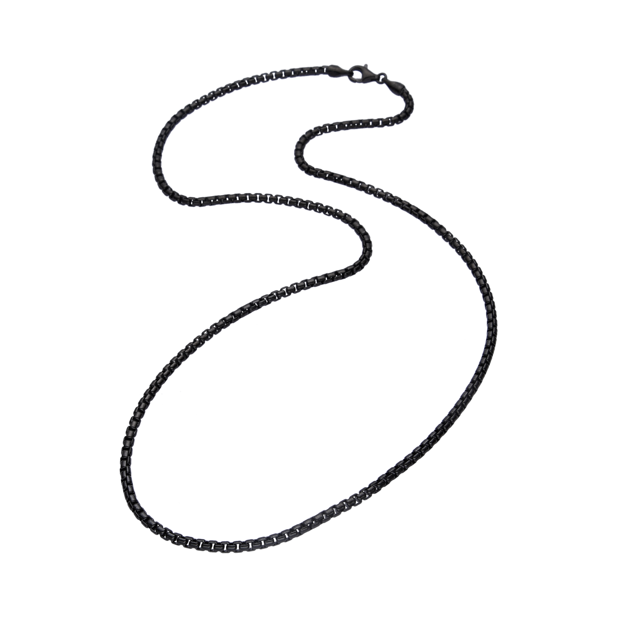 [full]-VEIL silver chain with ruthenium plating